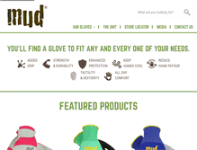 Tablet Screenshot of mudglove.com